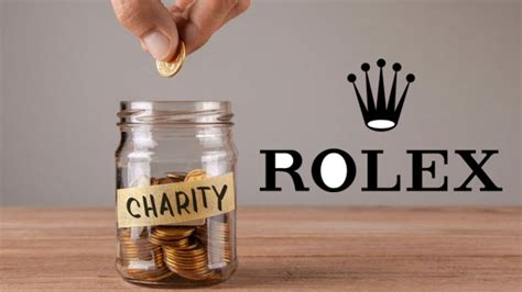 how is rolex a non profit|rolex charity donations.